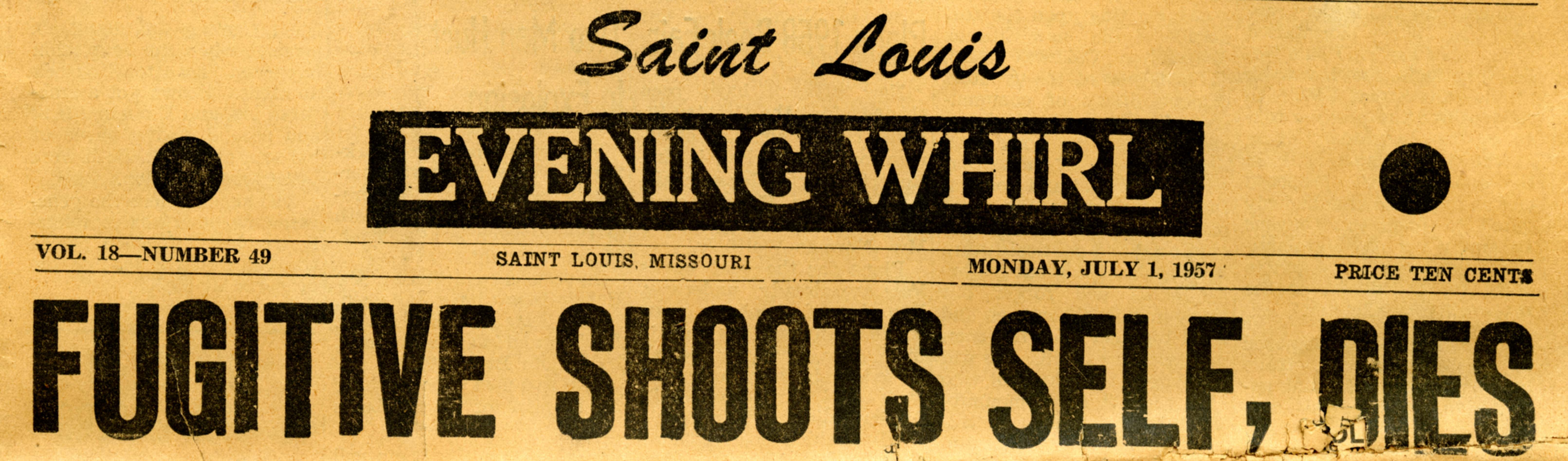 New and Notable: Evening Whirl Newspaper Collection | Washington University in St. Louis