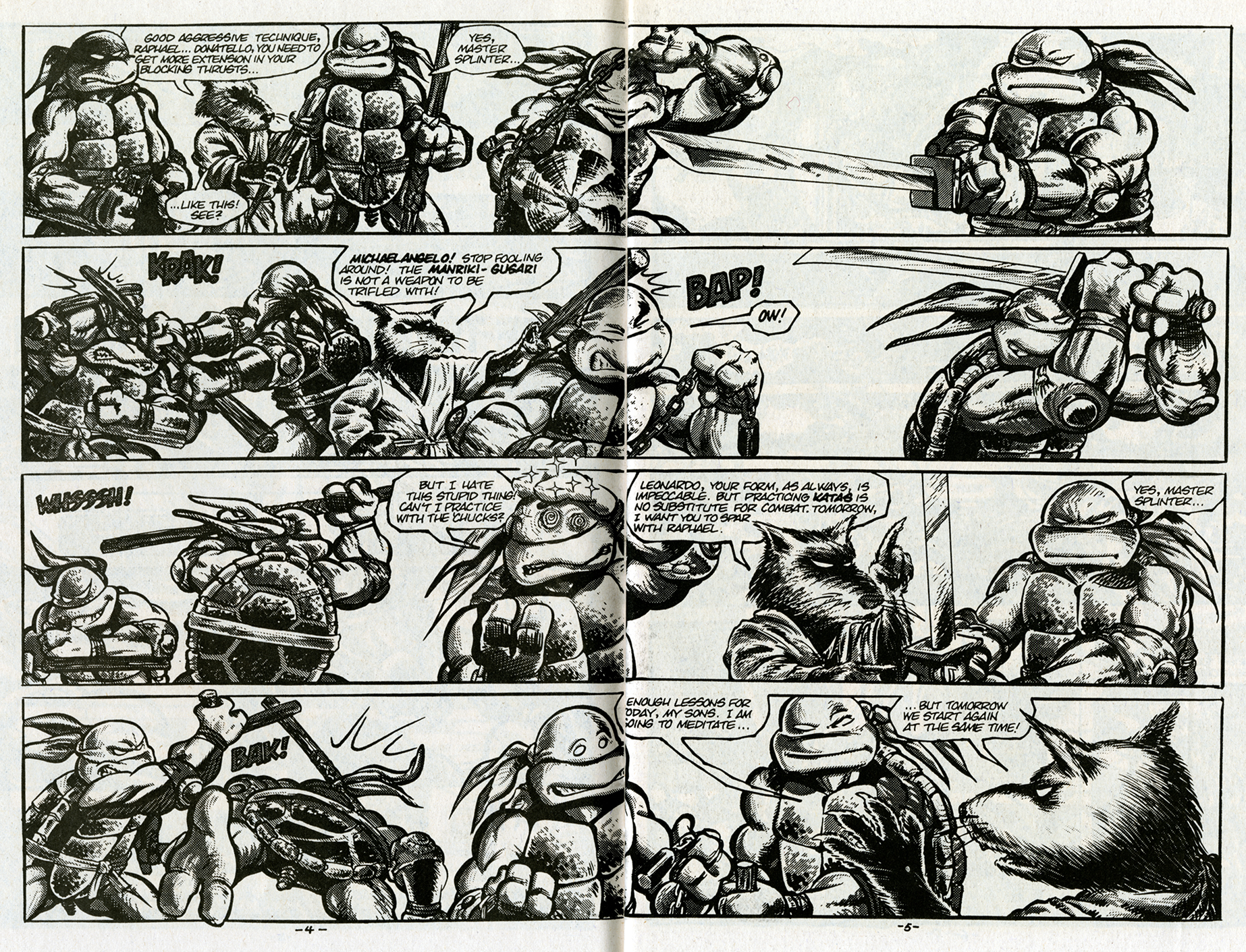 Raphael TMNT 9 x 12 archival art printjapanese ink ninja turtles