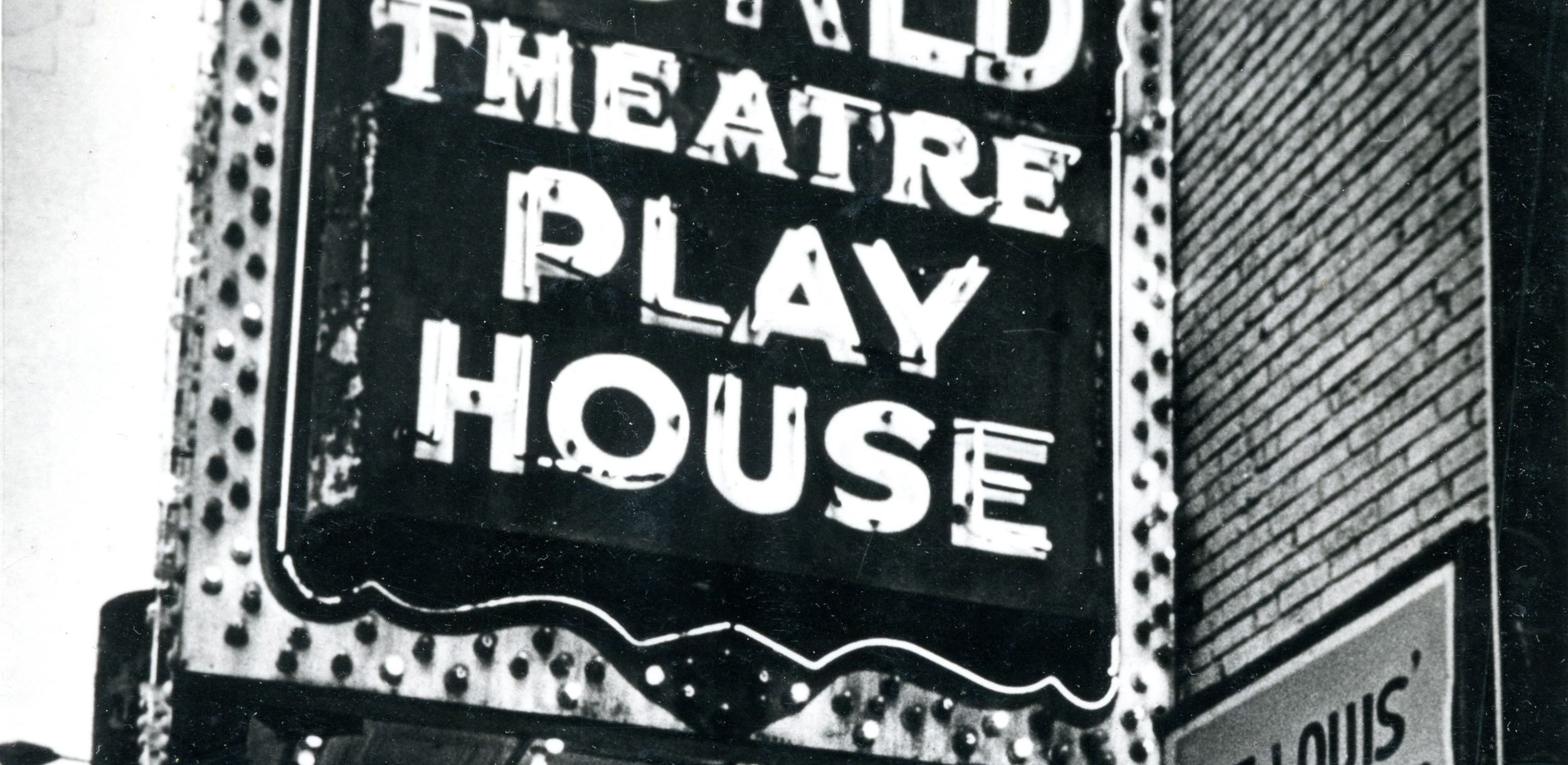 The outside of the World Theatre Play House in St. Louis.