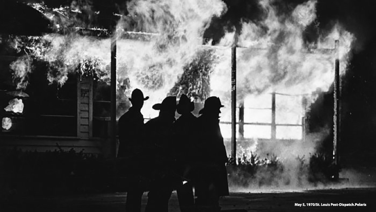 Image of May 4, 1970 ROTC fire