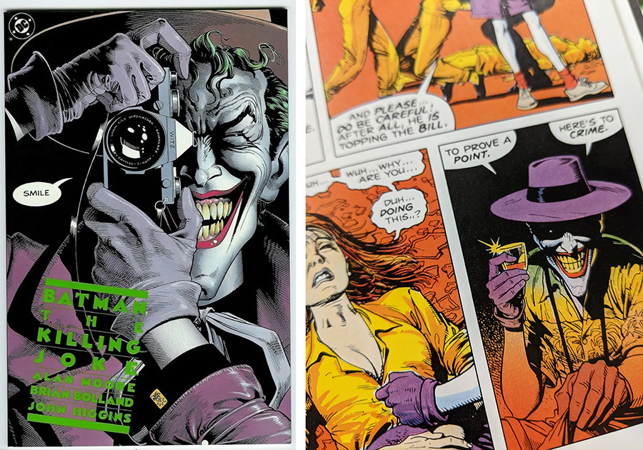 Batman The Killing Joke cover and inside page