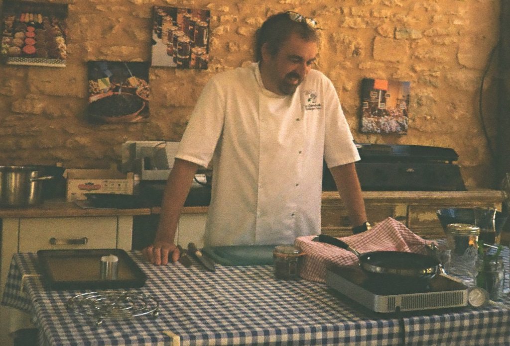French chef prepares to cook