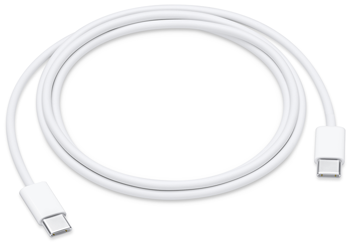 An image example of a USB-C cord available for use behind the Help Desk on Olin Library Level 1.