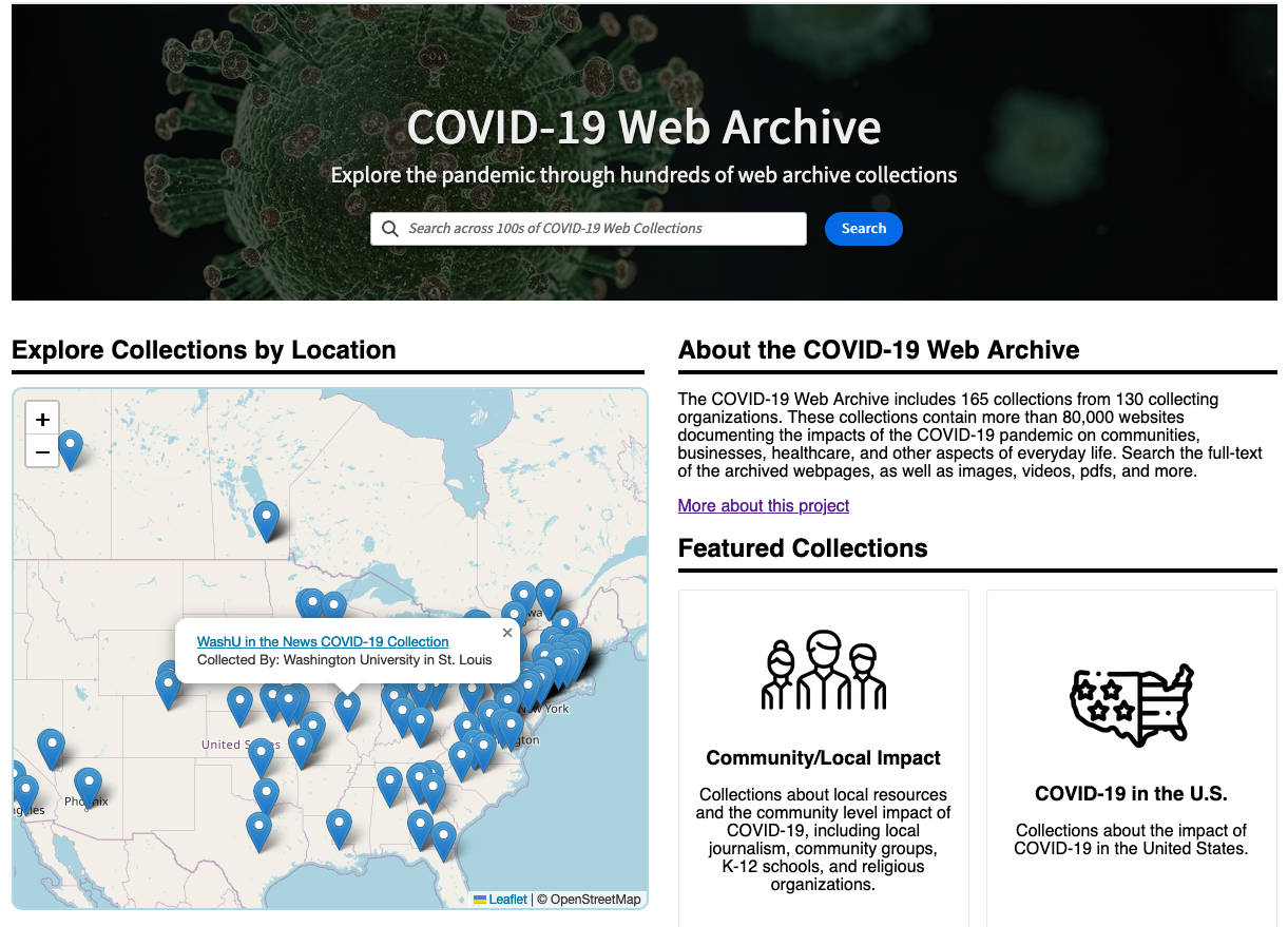 Digitally Archiving The Pandemic - WashU Libraries