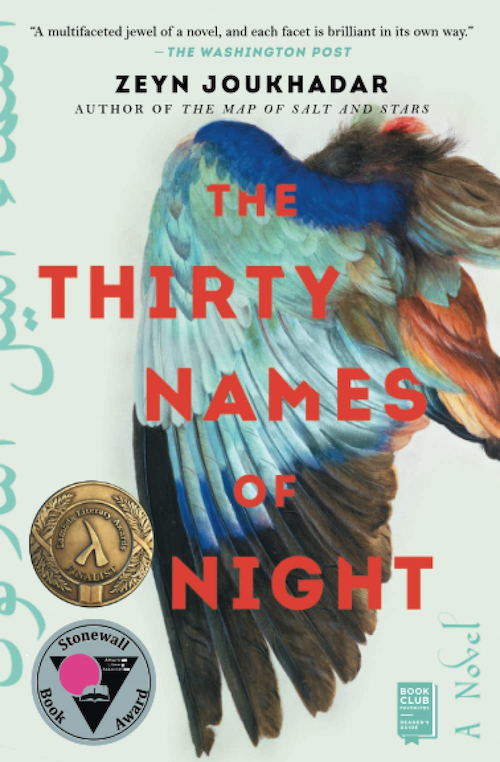 Book cover of The Thirty Names of Night by Zeyn Joukhadar.