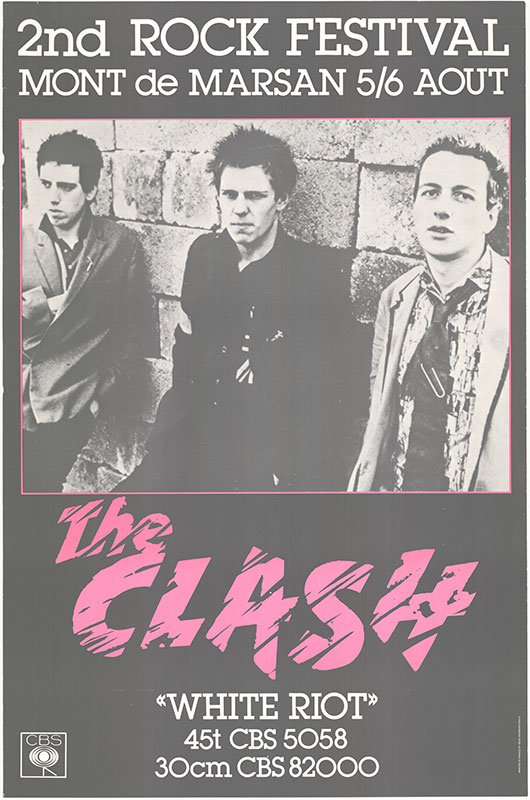 The Clash concert poster.