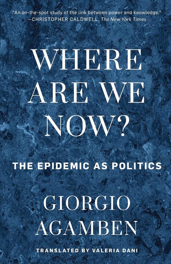 Where Are We Now? The Epidemic As Politics