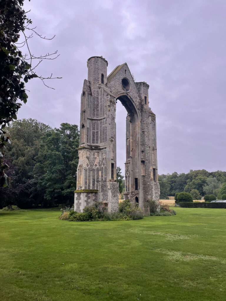 Ruins of the priory and shrine in Walsingham