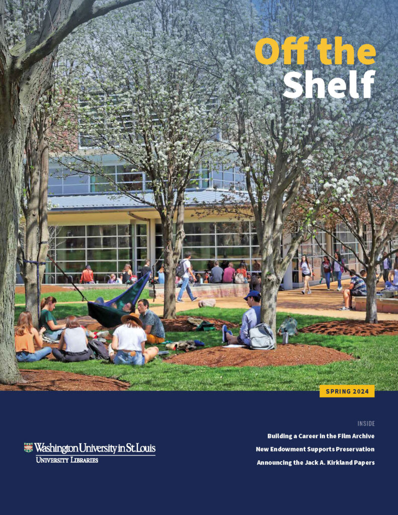 cover of Off the Shelf spring 2024
