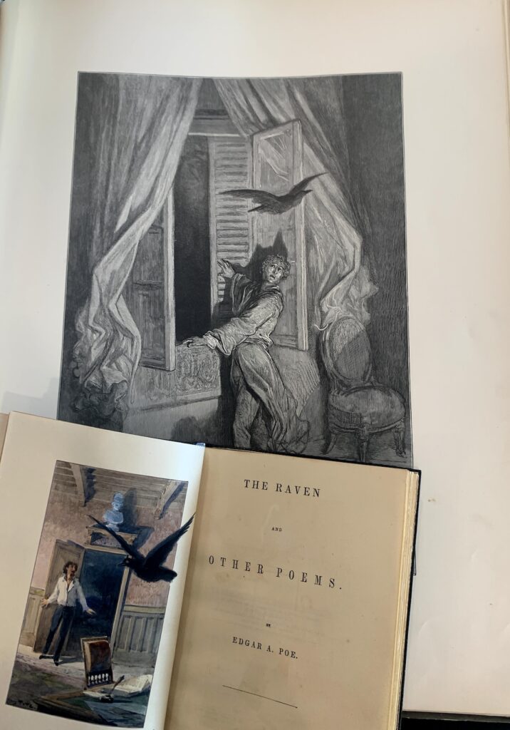 Gustav Doré's illustrations in The Raven
