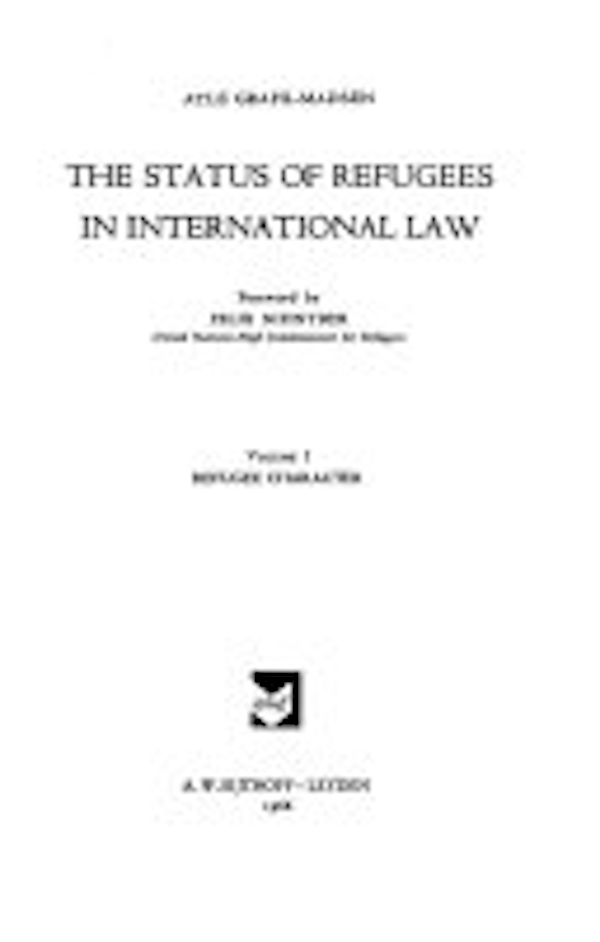 The Status of Refugees in International Law